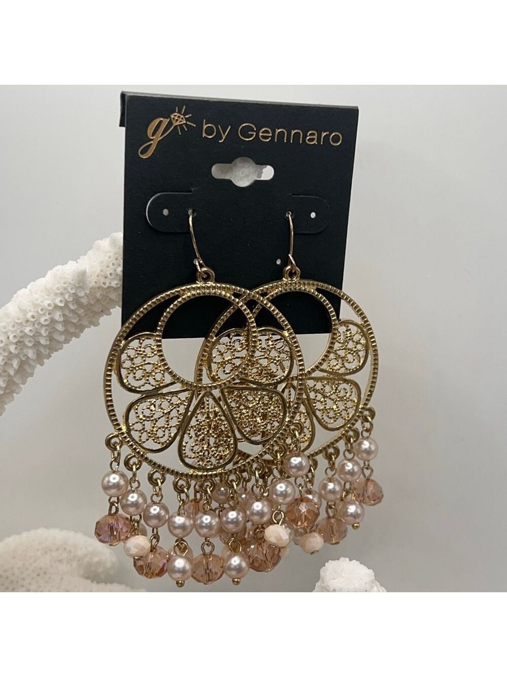 Gennaro Boho Filigree Hold Dangle Earrings